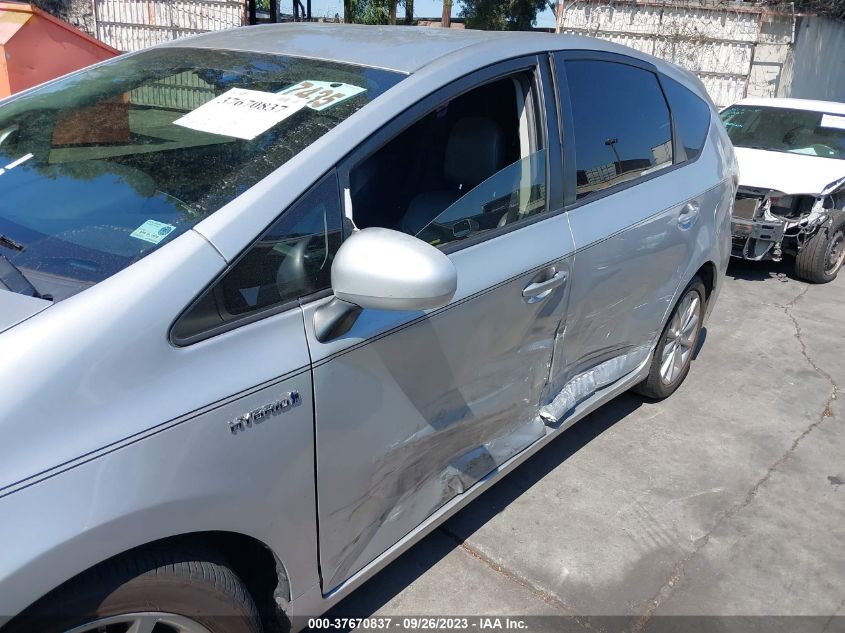2013 TOYOTA PRIUS V TWO/THREE/FIVE - JTDZN3EU3D3275520