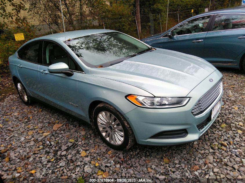 2014 FORD FUSION S HYBRID - 3FA6P0UU5ER368965