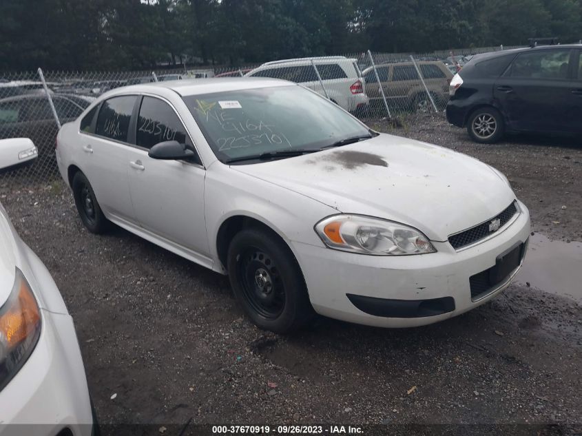 2014 CHEVROLET IMPALA LIMITED POLICE POLICE - 2G1WD5E37E1158287