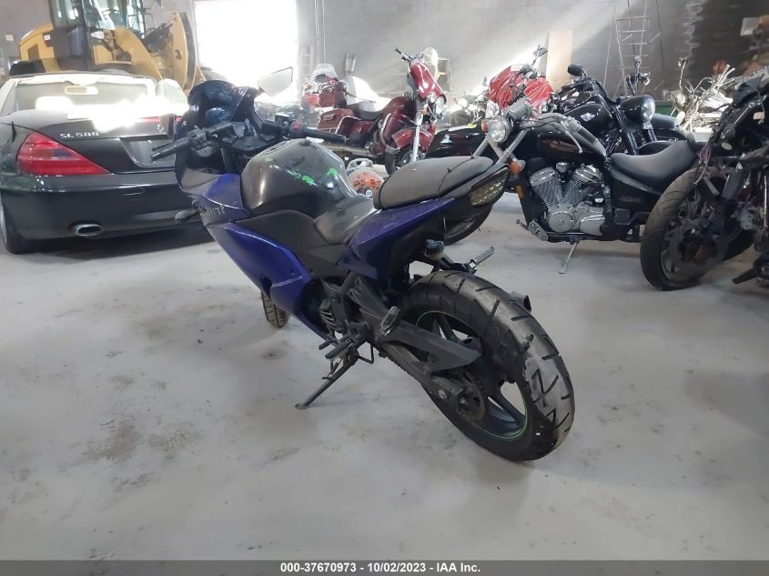 2009 KAWASAKI EX250 J - JKAEXMJ1X9DA49354