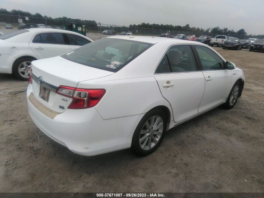 2014 TOYOTA CAMRY HYBRID LE/XLE/SE LIMITED EDITION - 4T1BD1FK2EU098701