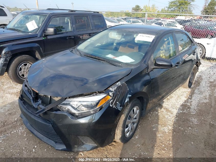 2014 TOYOTA COROLLA L/LE/S/S PLUS/LE PLUS - 5YFBURHE1EP124793