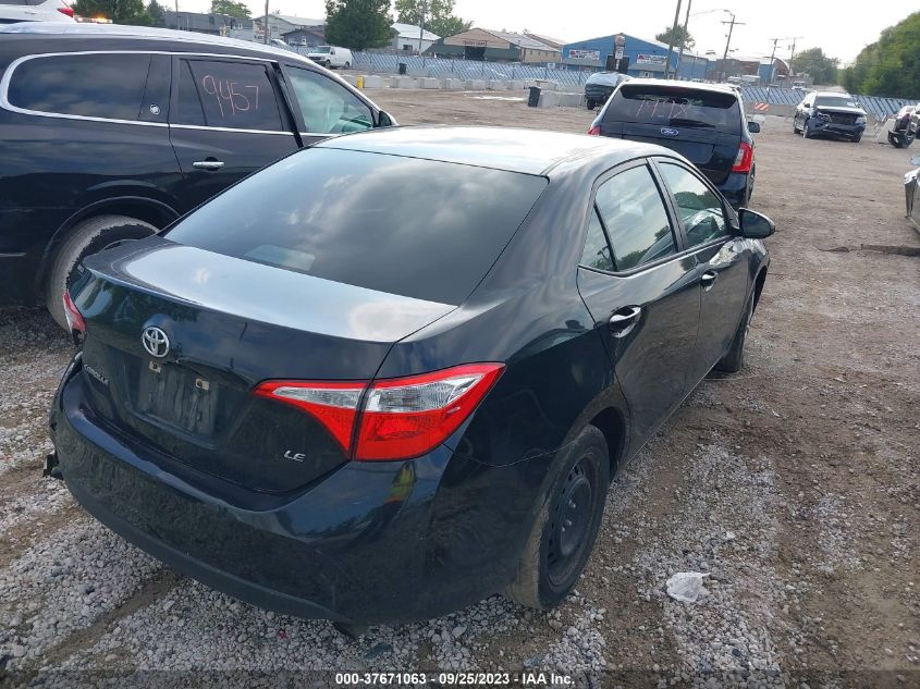 2014 TOYOTA COROLLA L/LE/S/S PLUS/LE PLUS - 5YFBURHE1EP124793