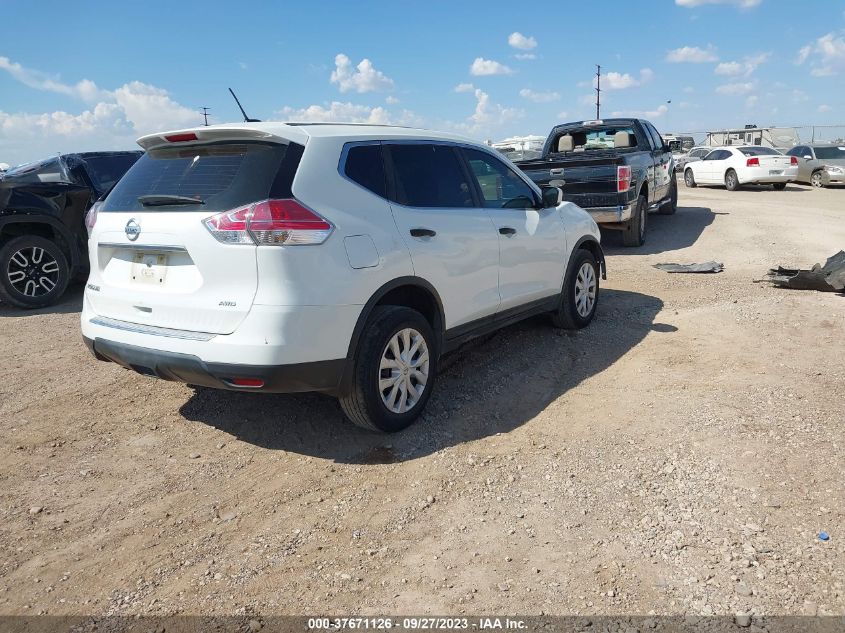 2016 NISSAN ROGUE S - KNMAT2MVXGP719495
