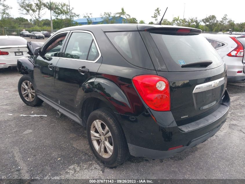 2013 CHEVROLET EQUINOX LS - 2GNALBEKXD1139832