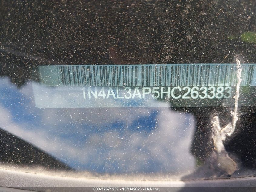 2017 NISSAN ALTIMA 2.5 SR - 1N4AL3AP5HC263383