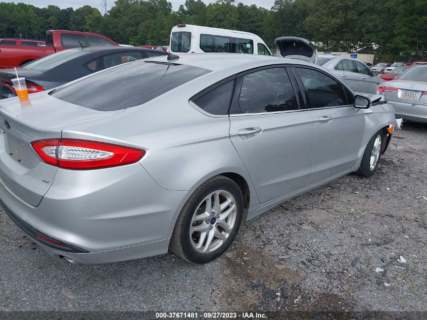 2016 FORD FUSION SE - 3FA6P0H71GR261063