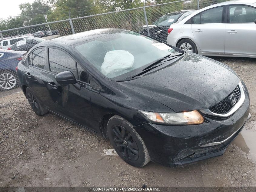 Lot #2541533081 2014 HONDA CIVIC EX salvage car