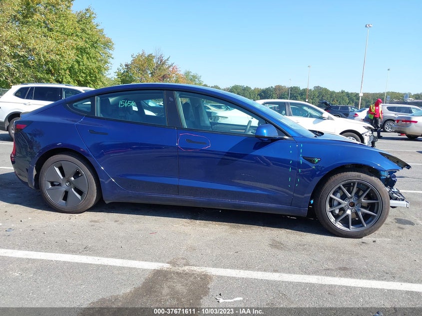 VIN 5YJ3E1EB2MF056673 2021 TESLA MODEL 3 LONG RANGE