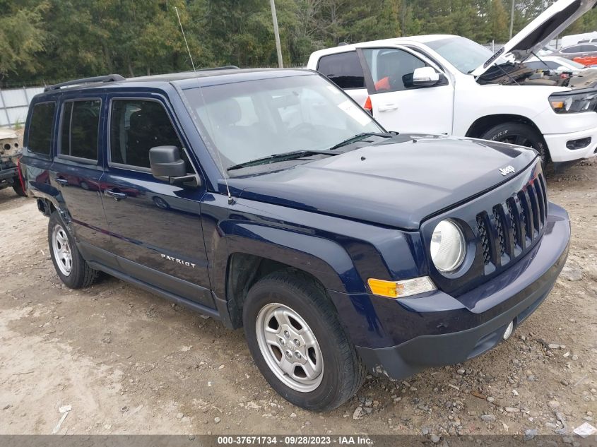 2015 JEEP PATRIOT SPORT - 1C4NJPBB1FD376993