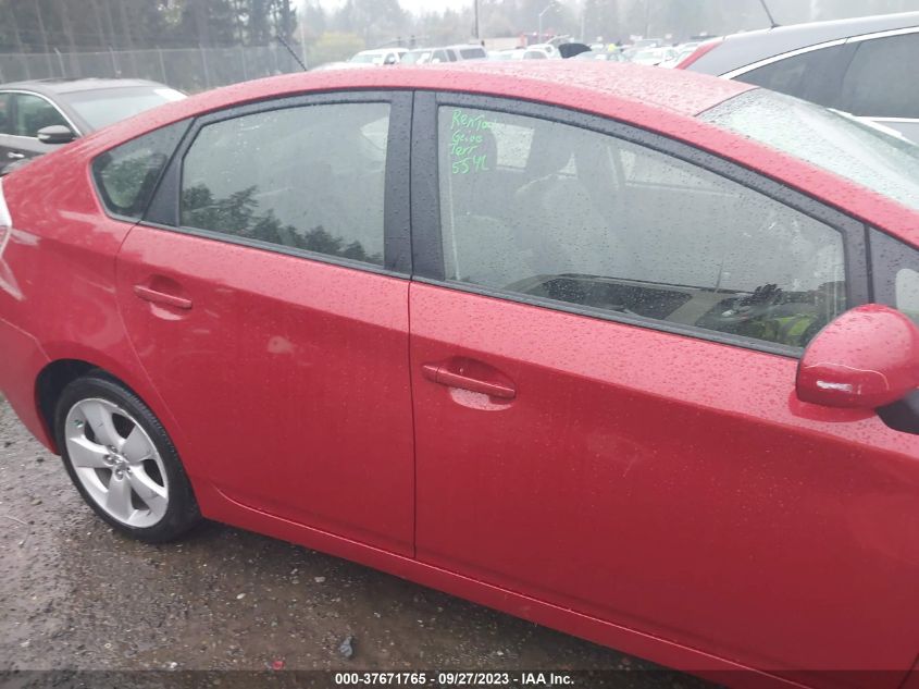 2013 TOYOTA PRIUS ONE/TWO/THREE/FOUR/FIVE - JTDKN3DU2D1722417