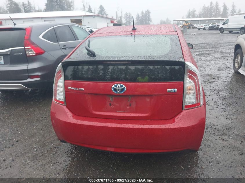 2013 TOYOTA PRIUS ONE/TWO/THREE/FOUR/FIVE - JTDKN3DU2D1722417