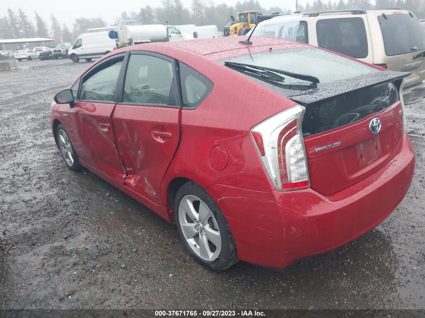 2013 TOYOTA PRIUS ONE/TWO/THREE/FOUR/FIVE - JTDKN3DU2D1722417