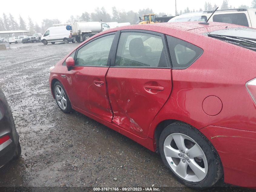 2013 TOYOTA PRIUS ONE/TWO/THREE/FOUR/FIVE - JTDKN3DU2D1722417