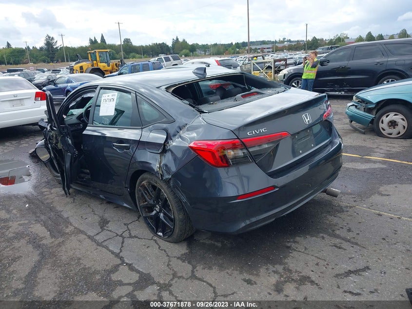 VIN 2HGFE2F55NH561728 2022 HONDA CIVIC SEDAN SPORT