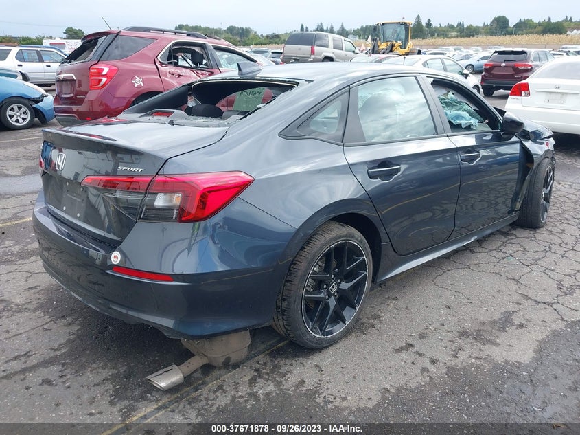 VIN 2HGFE2F55NH561728 2022 HONDA CIVIC SEDAN SPORT