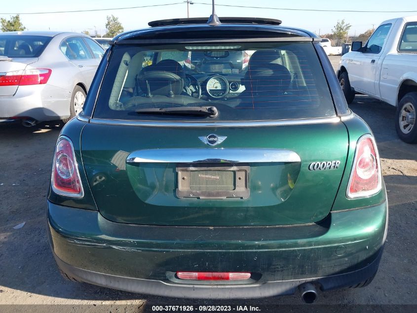 2013 MINI HARDTOP COOPER - WMWSU3C57DT370448
