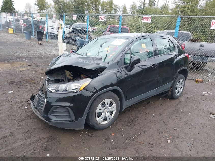2017 CHEVROLET TRAX LS - 3GNCJKSB4HL203404