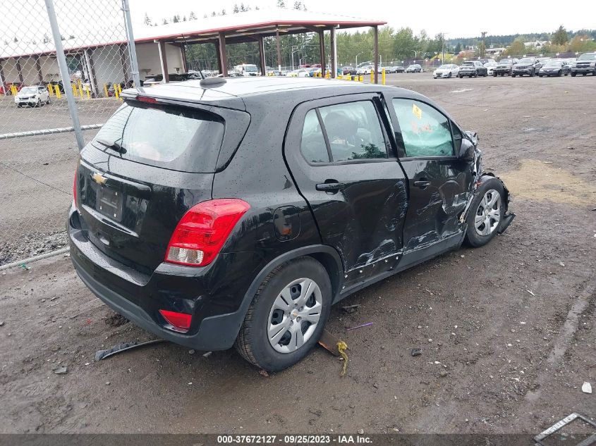 2017 CHEVROLET TRAX LS - 3GNCJKSB4HL203404