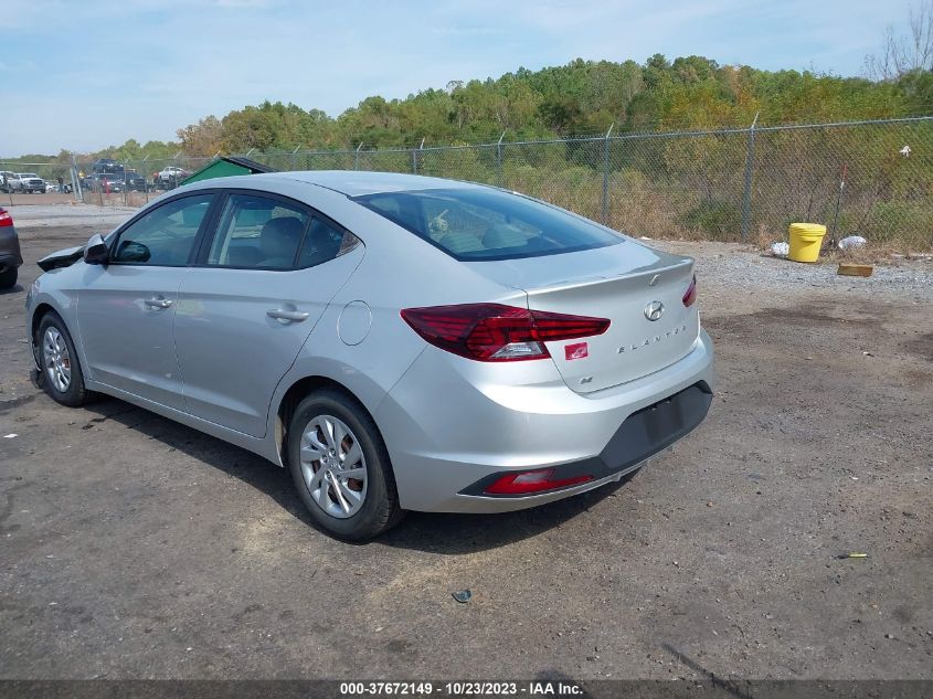 2019 HYUNDAI ELANTRA SE - 5NPD74LF8KH473221