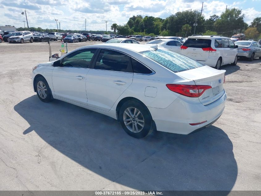 2016 HYUNDAI SONATA 2.4L SE - 5NPE24AF2GH292144