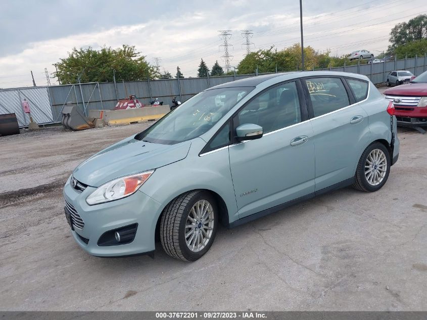 2013 FORD C-MAX HYBRID SEL - 1FADP5BU2DL509074
