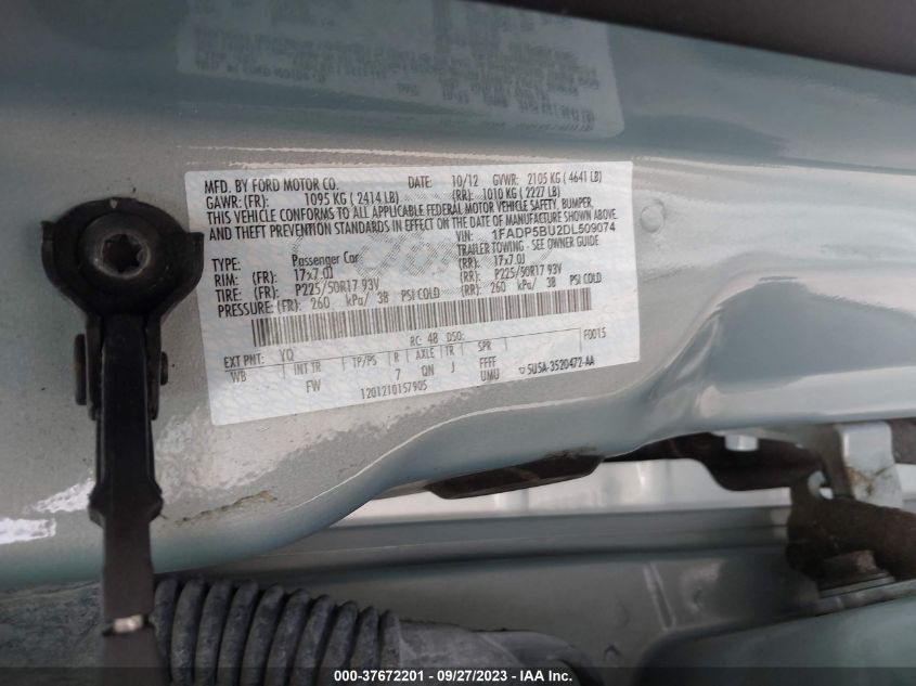 2013 FORD C-MAX HYBRID SEL - 1FADP5BU2DL509074