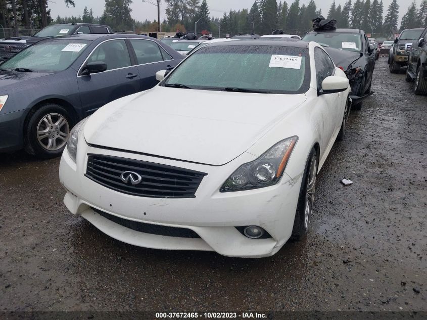 2013 INFINITI G37 COUPE SPORT 6MT JN1CV6EK5DM900972