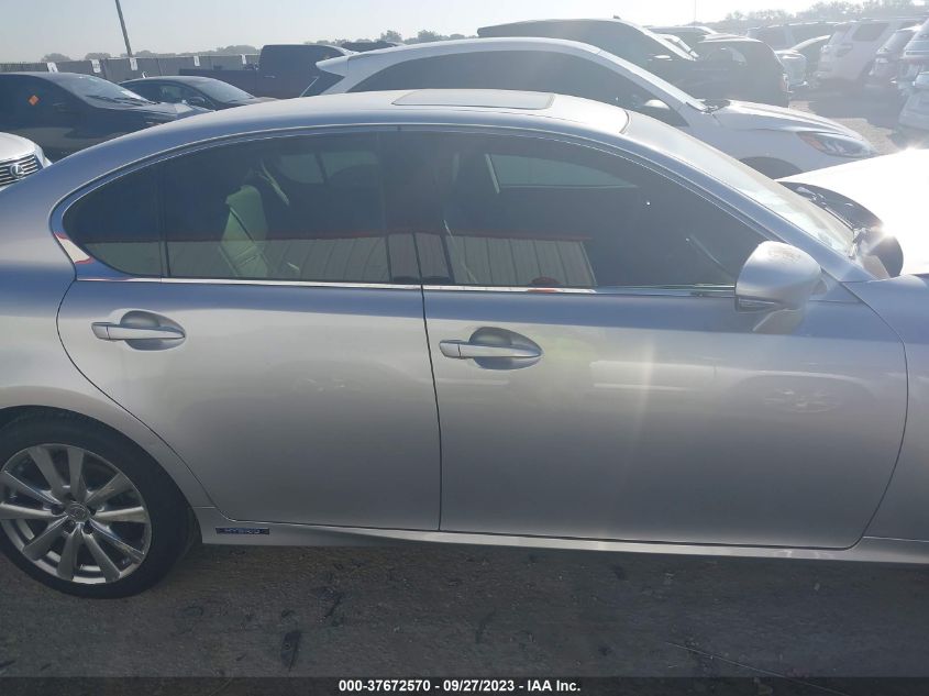 2013 LEXUS GS 450H HYBRID JTHBS1BL6D5006179