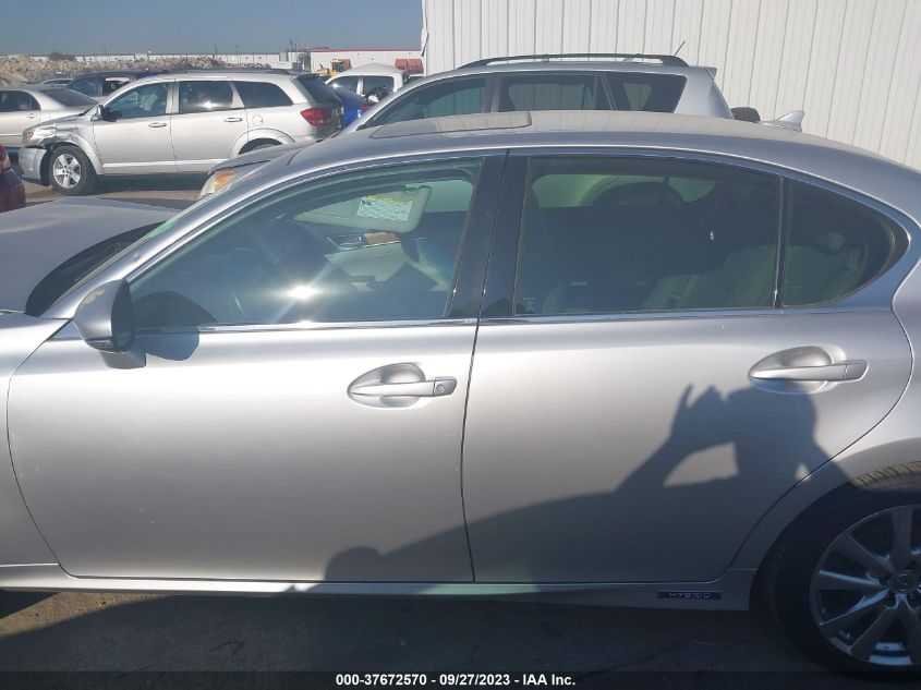 2013 LEXUS GS 450H HYBRID JTHBS1BL6D5006179