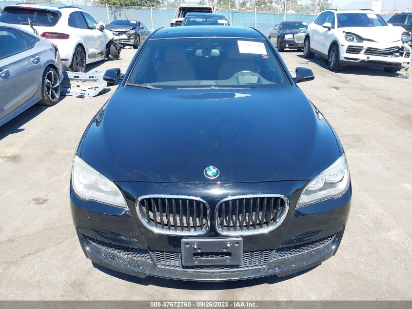 2013 BMW 7 SERIES 740I WBAYA6C53DC995160