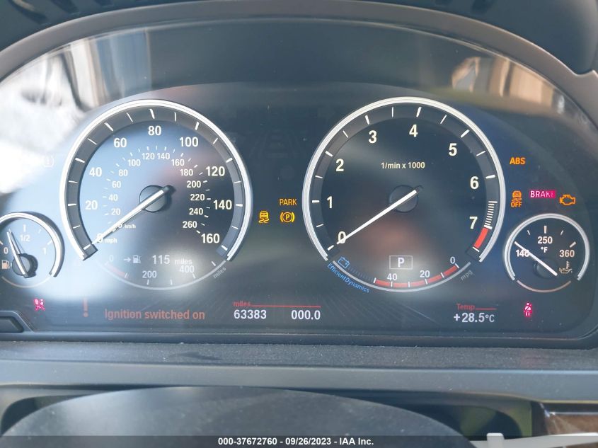 2013 BMW 7 SERIES 740I WBAYA6C53DC995160