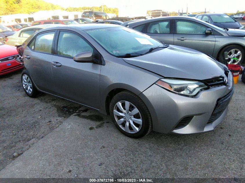 2014 TOYOTA COROLLA L/LE/LE PLS/PRM/S/S PLS - 2T1BURHE3EC155429