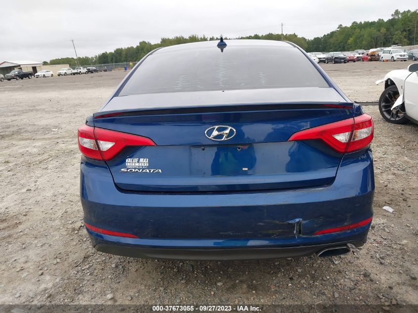 2015 HYUNDAI SONATA 2.4L SE - 5NPE24AF9FH122040