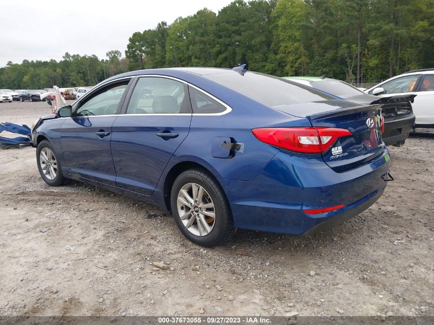 2015 HYUNDAI SONATA 2.4L SE - 5NPE24AF9FH122040