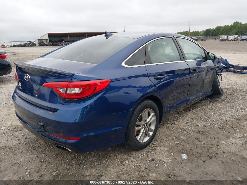 2015 HYUNDAI SONATA 2.4L SE - 5NPE24AF9FH122040