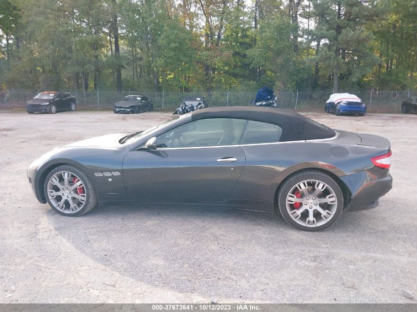 2014 MASERATI GRANTURISMO CONVERTIBLE ZAM45MMA7E0104582