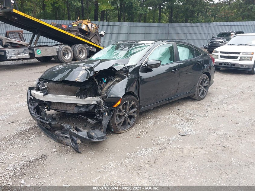 VIN 2HGFC2F88KH584853 2019 HONDA CIVIC SEDAN SPORT