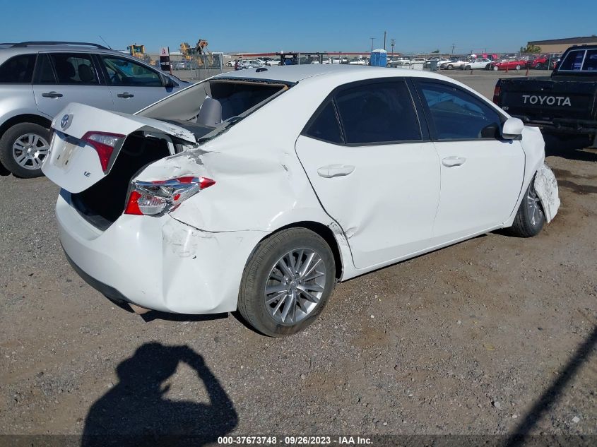 2014 TOYOTA COROLLA L/LE/S/S PLUS/LE PLUS - 5YFBURHE8EP018194