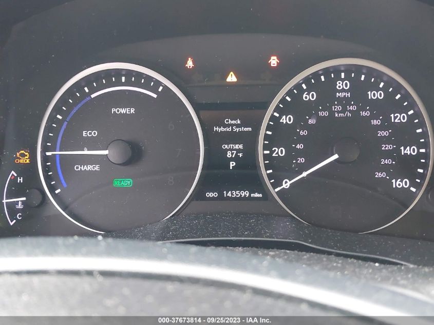 2014 LEXUS ES 300H HYBRID JTHBW1GG3E2054872