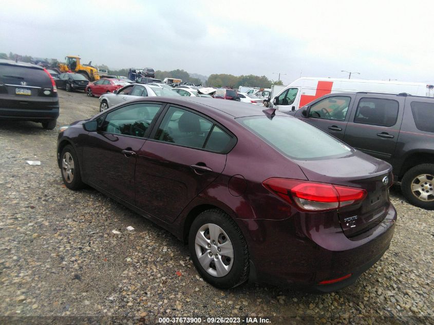 2017 KIA FORTE LX - 3KPFK4A76HE126017