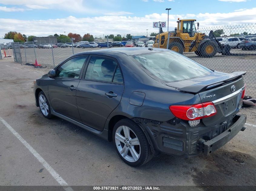 2013 TOYOTA COROLLA S - 2T1BU4EE5DC076382