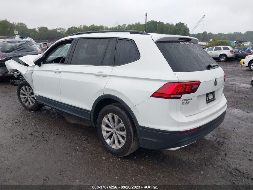 2018 VOLKSWAGEN TIGUAN S - 3VV0B7AX8JM107697