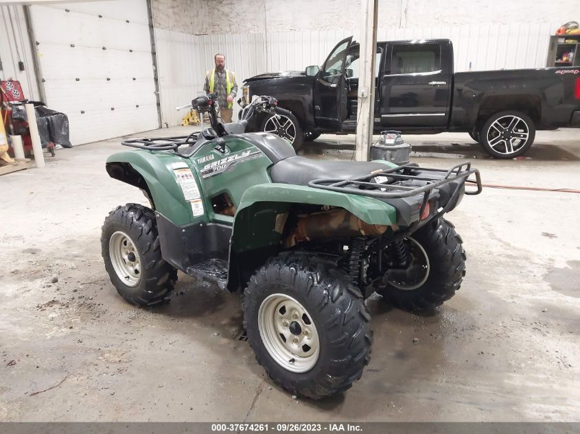 2014 YAMAHA YFM700 FWAD 5Y4AM50Y7EA100830