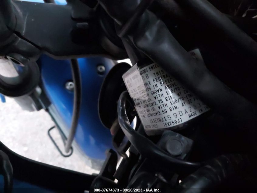 2009 KAWASAKI EX250 J - JKAEXMJ159DA23342