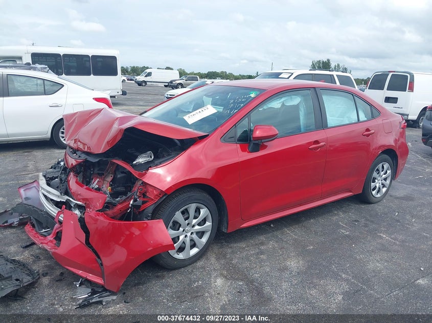 VIN 5YFEPMAE3MP218156 2021 TOYOTA COROLLA LE