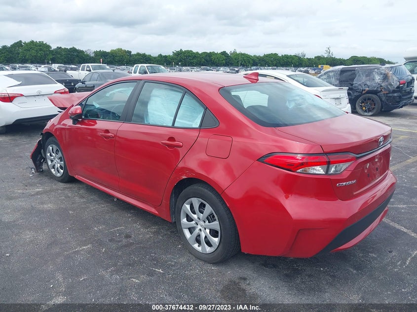 VIN 5YFEPMAE3MP218156 2021 TOYOTA COROLLA LE