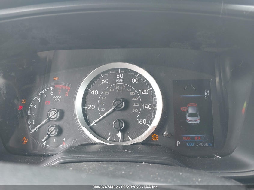 VIN 5YFEPMAE3MP218156 2021 TOYOTA COROLLA LE