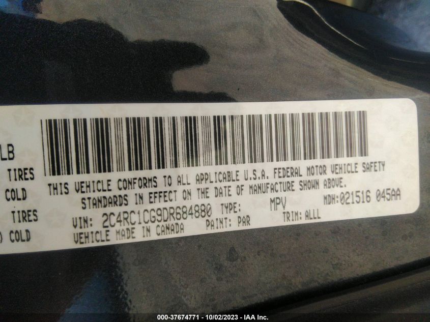 2013 CHRYSLER TOWN & COUNTRY TOURING L - 2C4RC1CG9DR684880