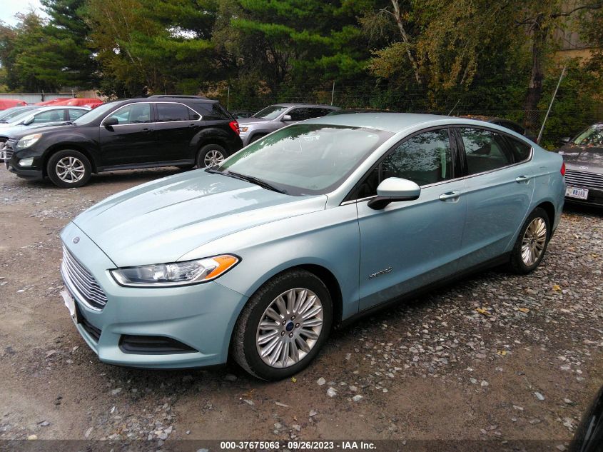 2014 FORD FUSION S HYBRID - 3FA6P0UU3ER368964